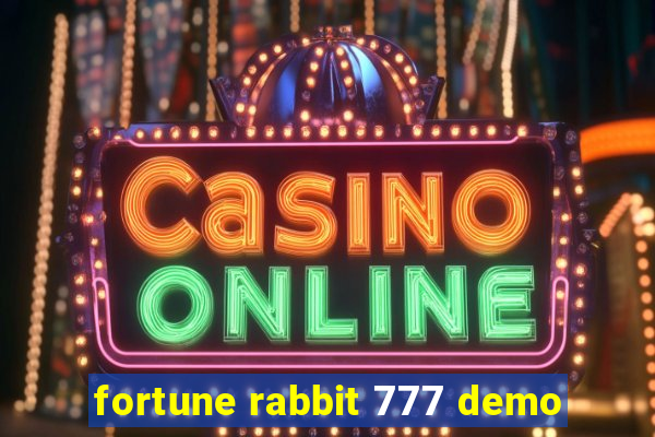 fortune rabbit 777 demo